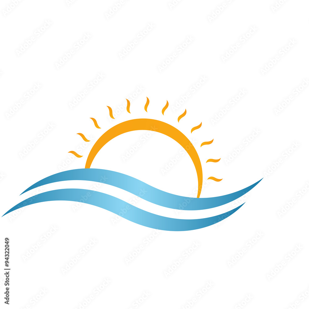 Obraz premium wave and sunrise