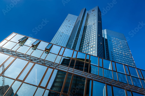 Modern skyscrapers of Frankfurt am Main, Germany