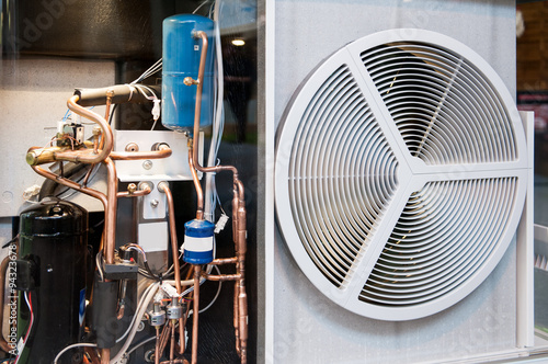 Obraz w ramie heating and AC air conditioning unit transparent