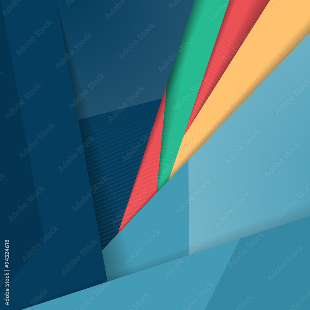 Obraz premium Modern Material Design Abstract Vector Background. EPS10