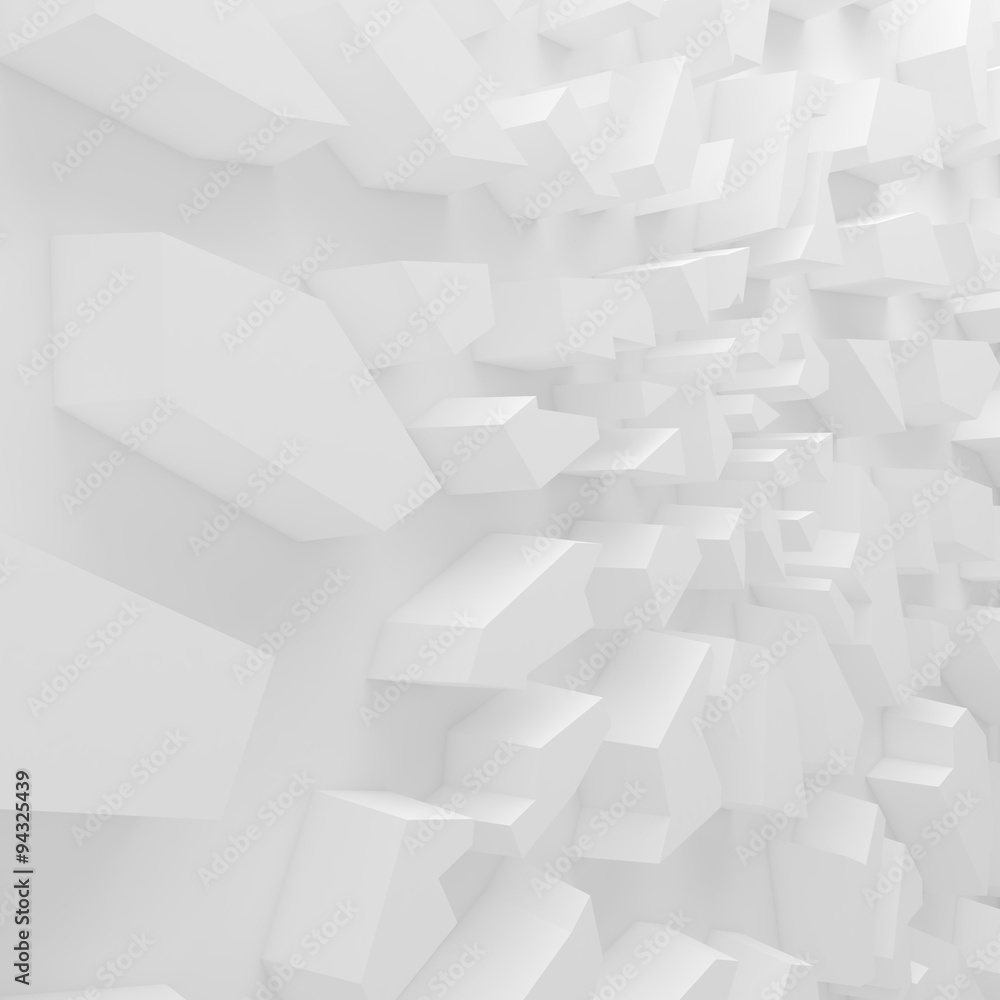 Geometric color abstract polygons, as crack wall Geometric color abstract polygons, as crack wall