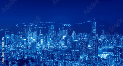  Hong Kong Skyline © weerasak