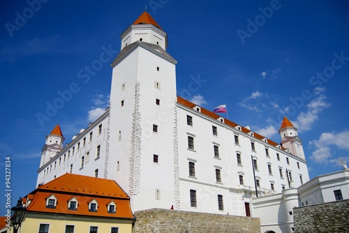 Photography Knight on horse at Bratislava castle