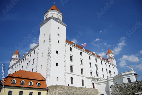 Photography Knight on horse at Bratislava castle