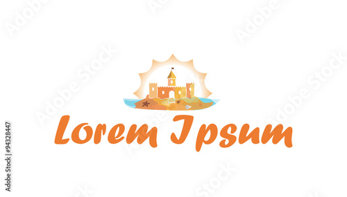 Icon beach and recreational activities