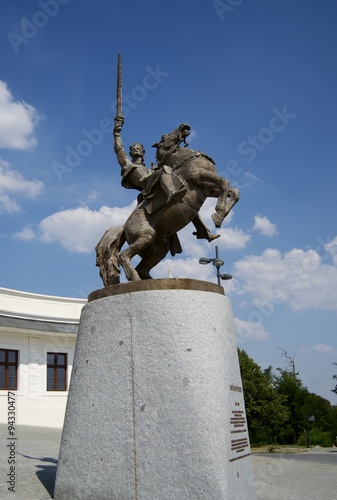 Photography Knight on horse at Bratislava