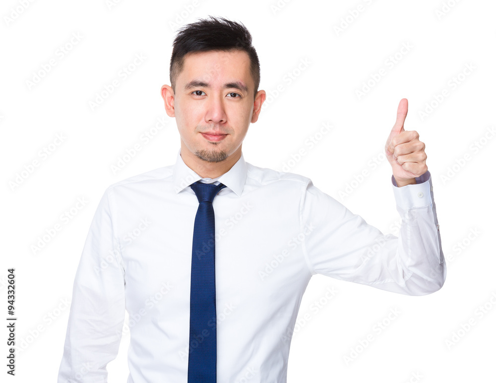 Businessman with thumb up Businessman with thumb up