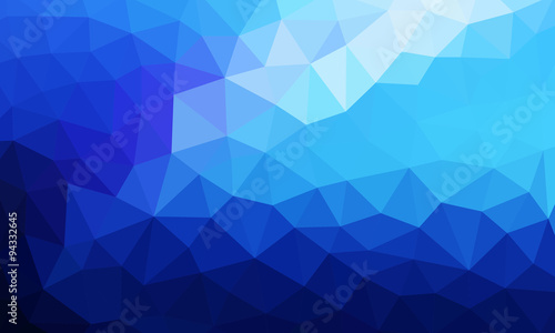 low poly background blue 1