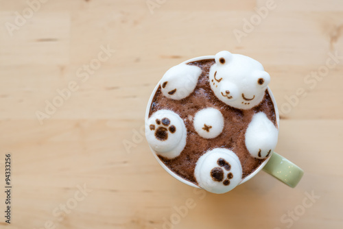 3D latte art