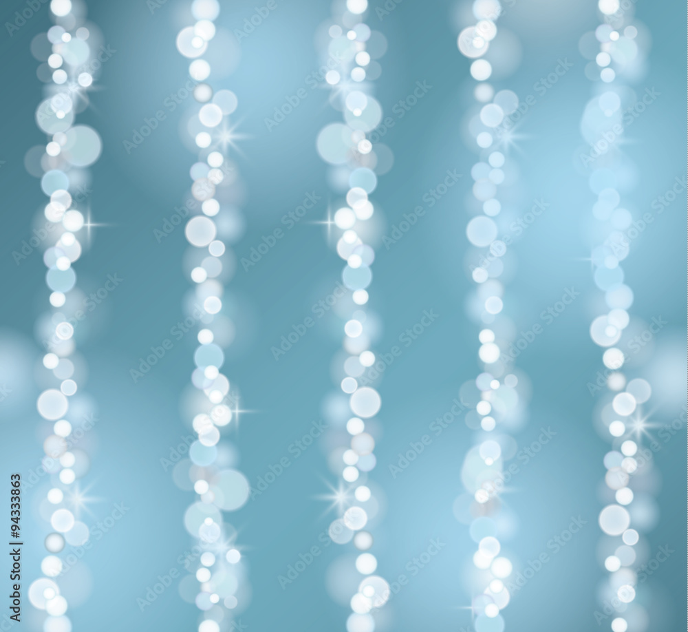 Christmas lights Christmas background, vector. Christmas lights Christmas background, vector.