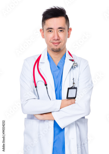 Doctor man portrait © leungchopan