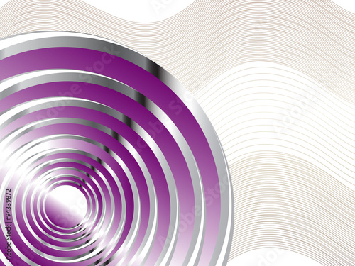 Abstract circles twister blend background