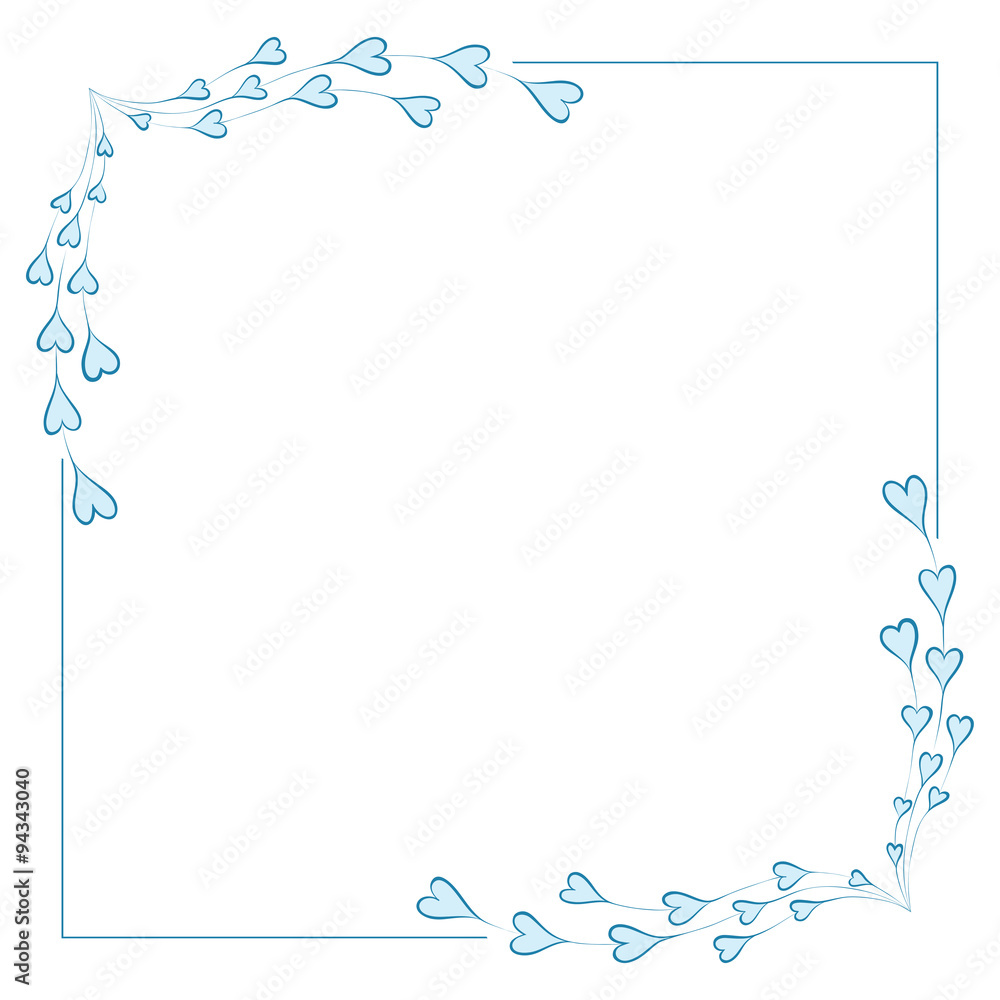 Greeting frame for valentine's day Greeting frame for valentine's day