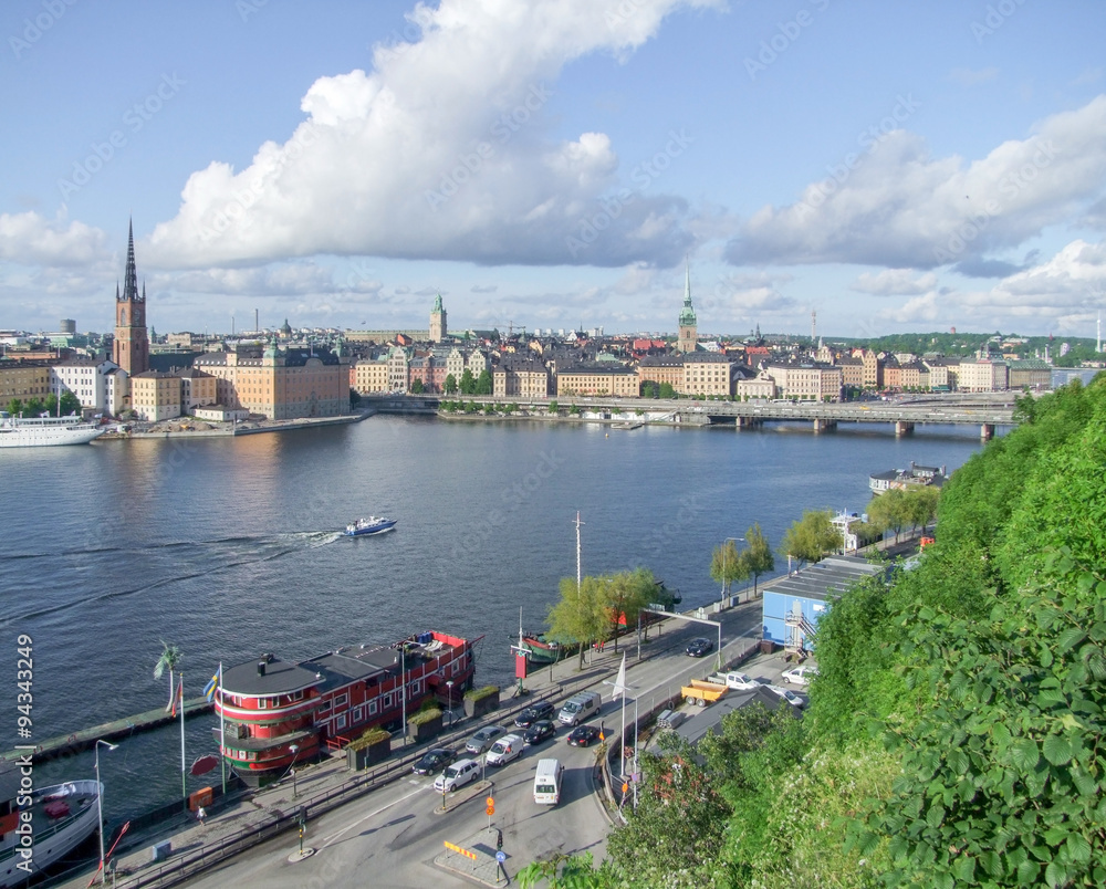 Stockholm aerial view