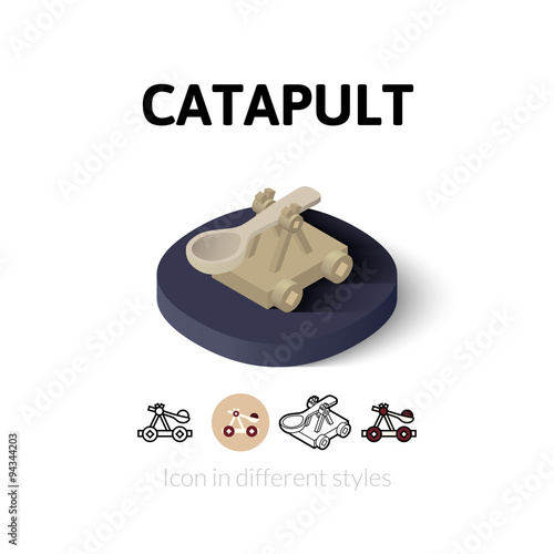 Catapult icon in different style