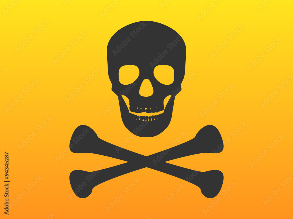 Crossbones und Piratensymbol Crossbones und Piratensymbol
