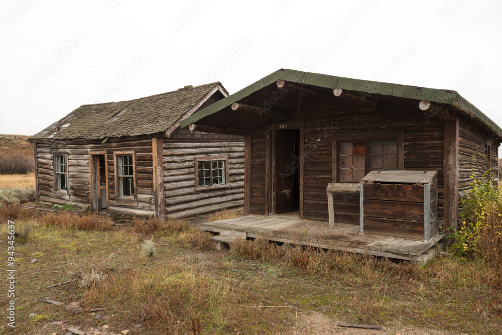 Old abandoned log cabin house Old abandoned log cabin house