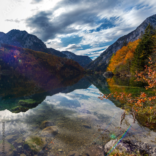 Herbst am Leopoldsteinersee photo