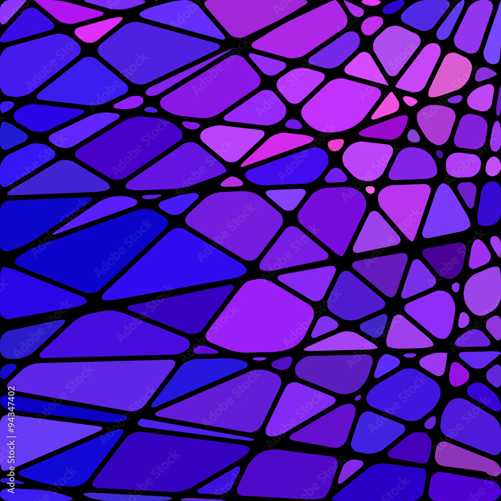 Naklejka premium abstract vector stained-glass mosaic background