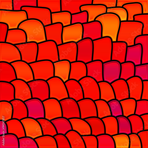 abstract vector stained-glass mosaic background