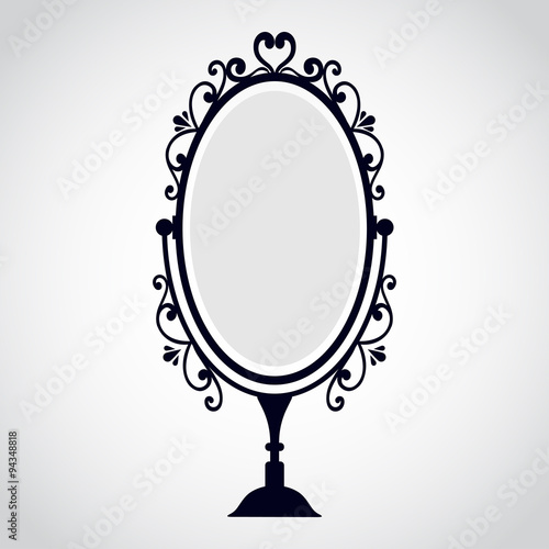vintage mirror