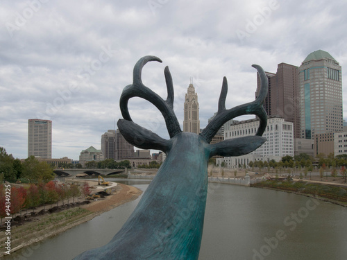 Deer Sculpture and LeVeque