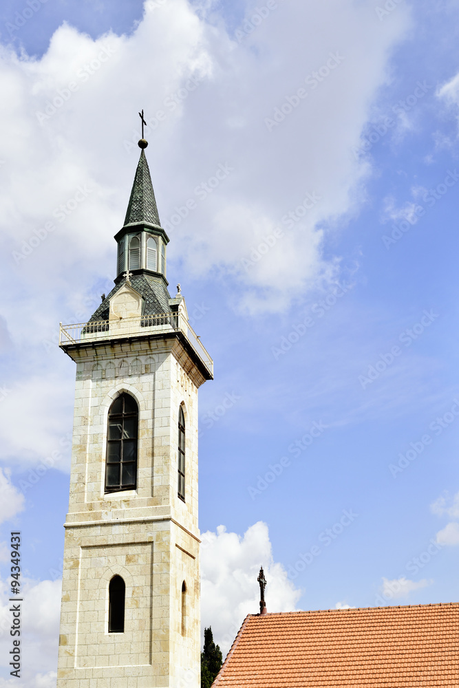 Top of Visitation Church, Jerusalem