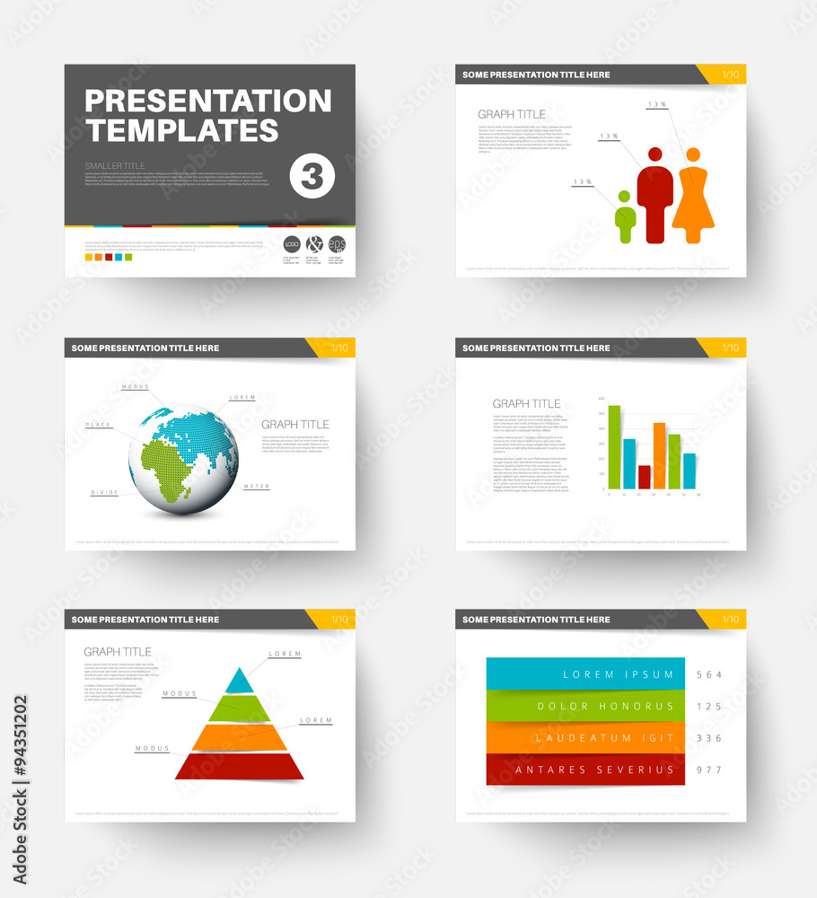 Vector Template for presentation slides 3