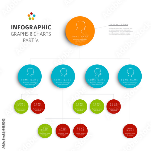 Set of vector flat design infographic charts and graphs 5
