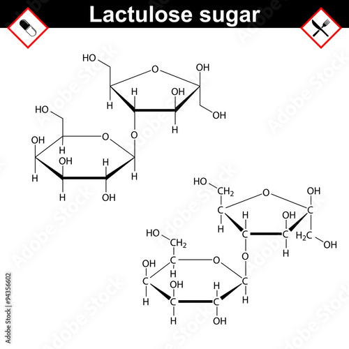Lactulose molecule