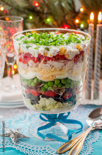 Christmas Layered Salad