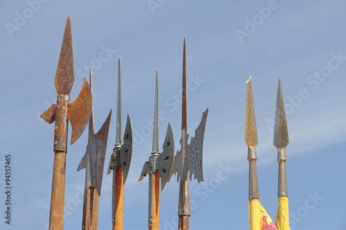 Fotografía medieval spears