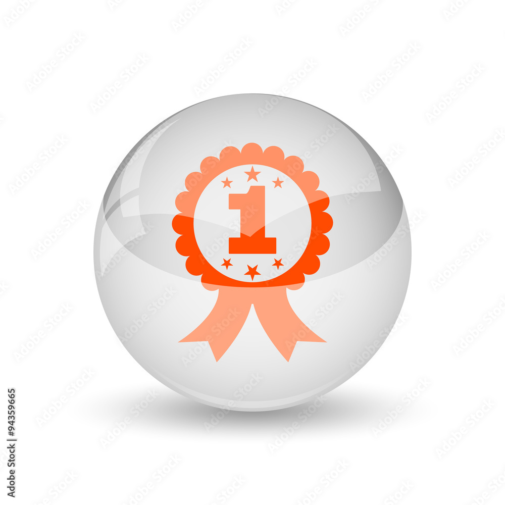 Fototapeta premium First prize ribbon icon