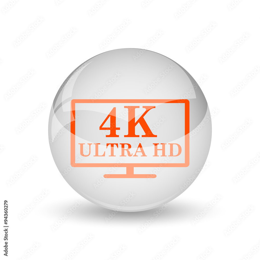 4K ultra HD icon Stock Illustration | Adobe Stock