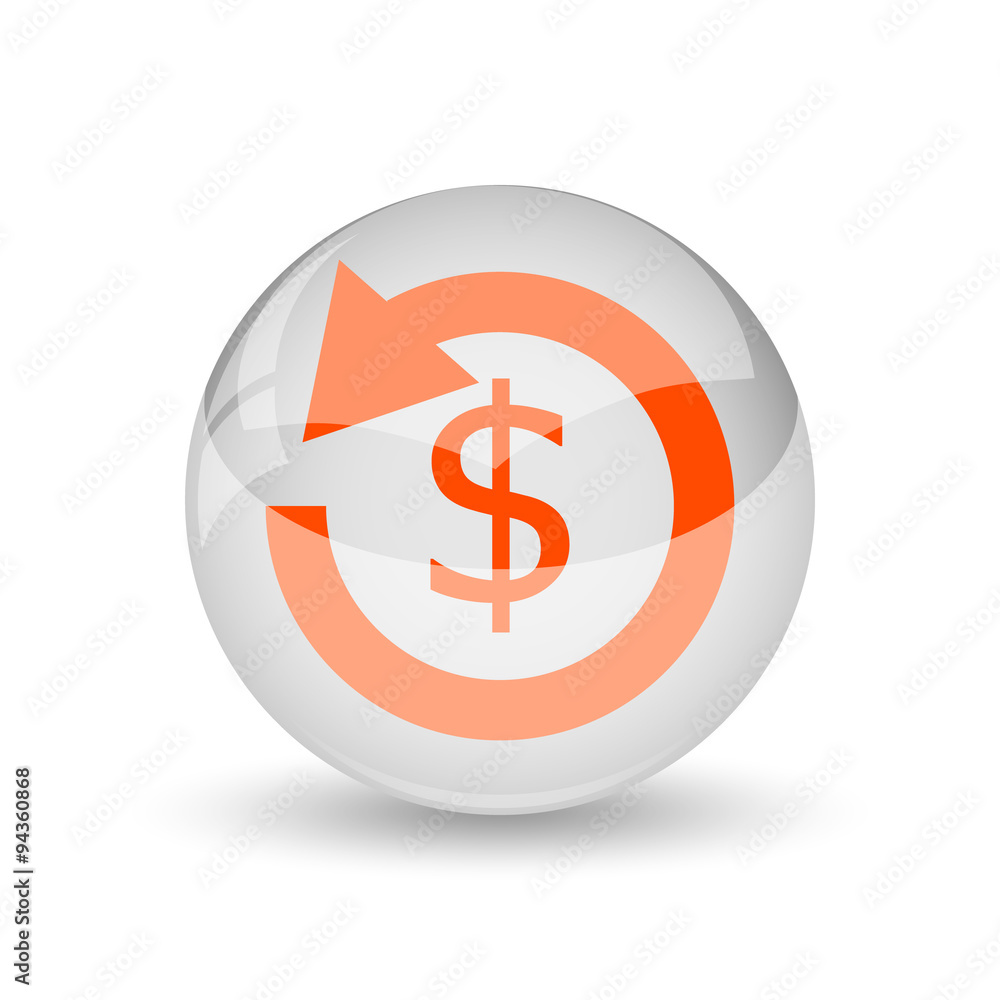 Obraz premium Refund icon.