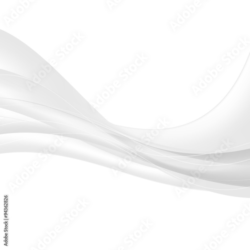 Abstract waves - data stream concept. Vector © unscrew