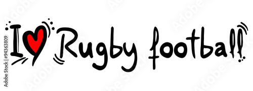 Rugby football love