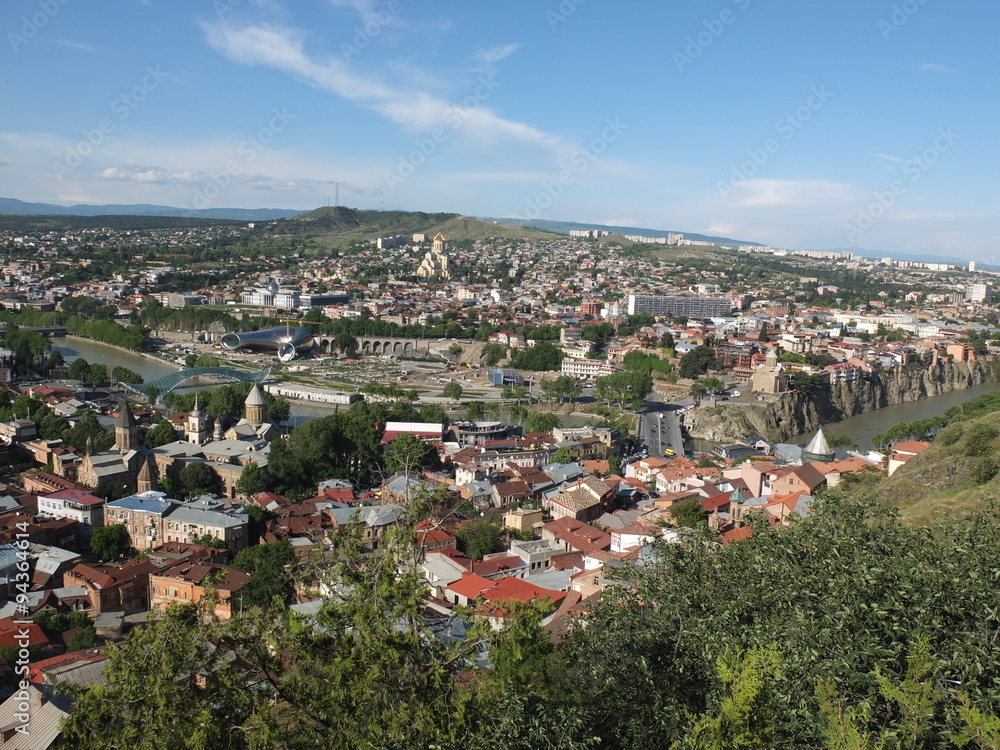 Красавец -город Тбилиси с высоты