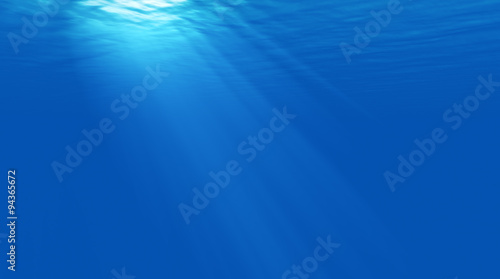beautiful scene light underwater