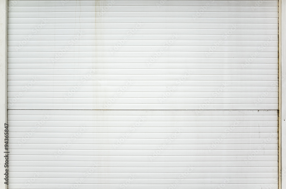 Fototapeta premium White metal gate pattern, background texture