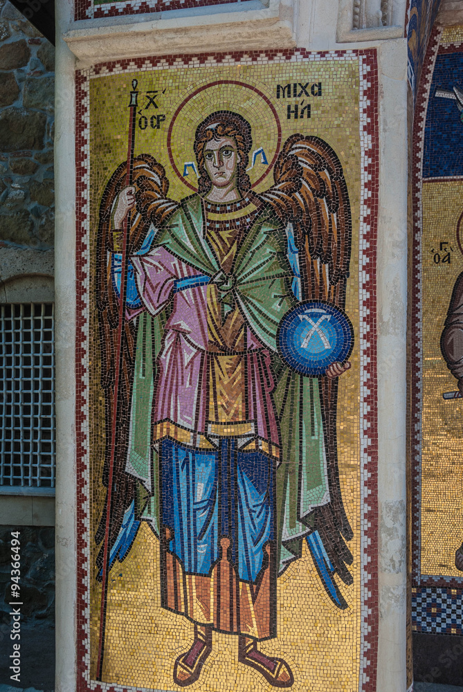 Фреска в монастыре Киккос, Кипр
