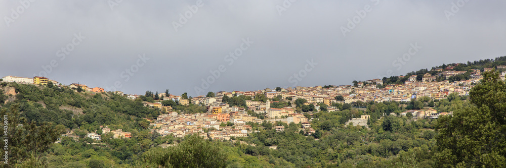 Sardinië, panorama van Desuio, Nuoro