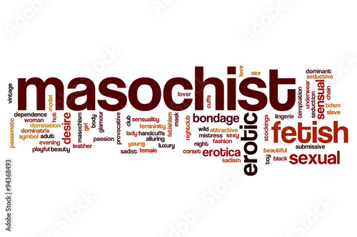 Masochist word cloud concept © ibreakstock
