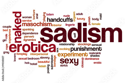 Photos Sadism word cloud concept