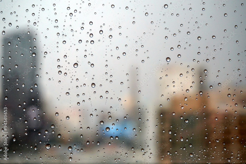 Rain drops on Window