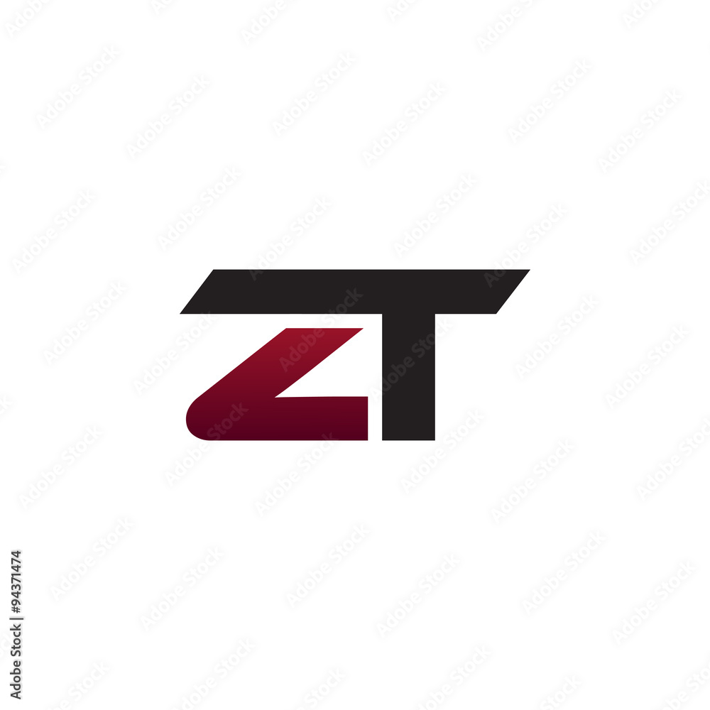 Modern Initial Logo ZT Modern Initial Logo ZT
