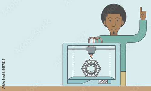 Three D printing.