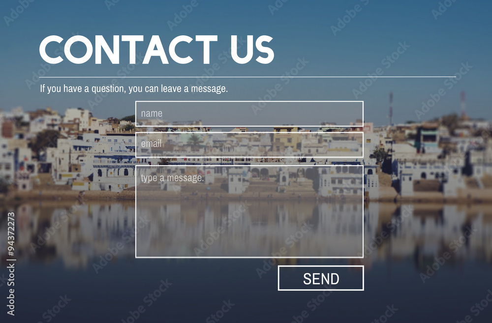 Contact Us Service Support Information Feedback Concept