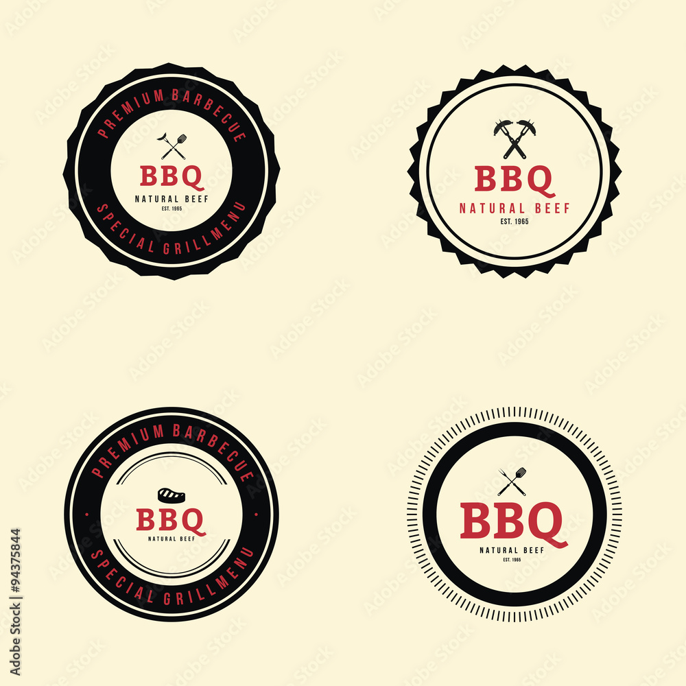 Barbecue label Barbecue label