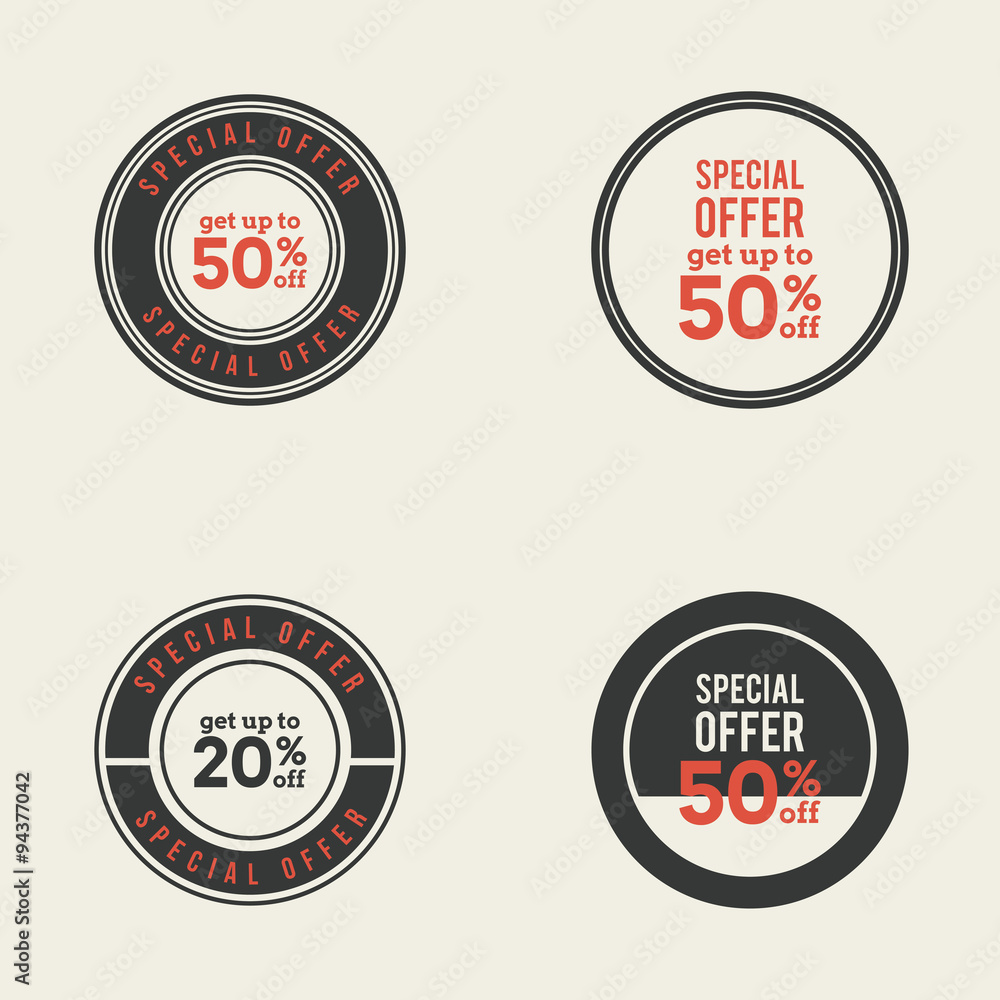 Obraz premium sales label